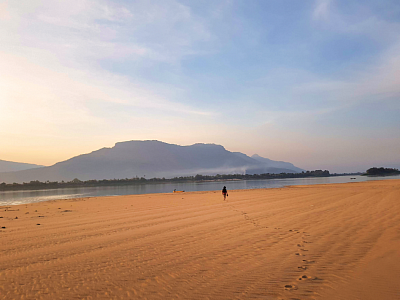 Beautiful island in front of Souchitra
