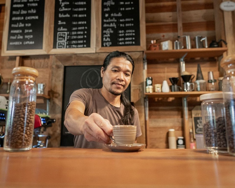 Jhai Coffee in Paksong