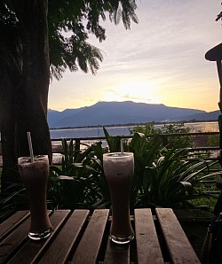 Sunset from La Folie at 5pm