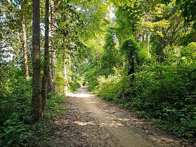 Beautiful walk in front of Souchitra