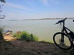 Cycling around Champasak